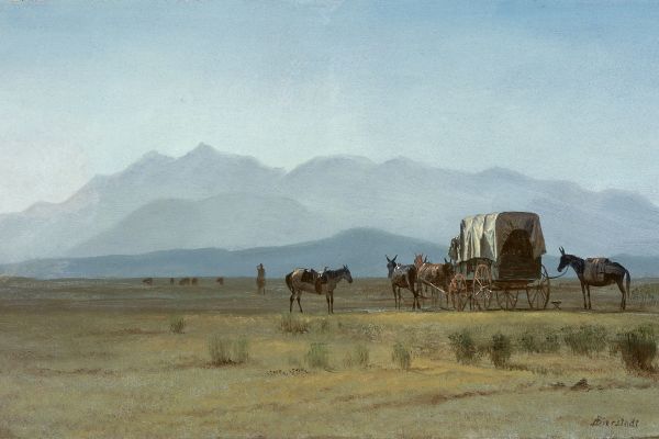 Surveyor’s Wagon in the Rockies （测量师在落基山脉的旅行车）