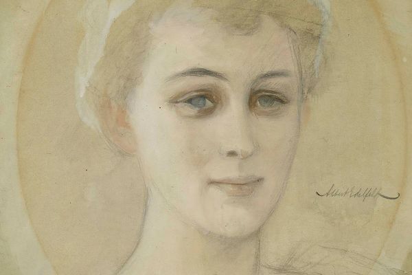 Portrait Study Of Baroness Naomi (Emi) De La Chapelle（娜奥米男爵夫人（二代）的肖像习作）