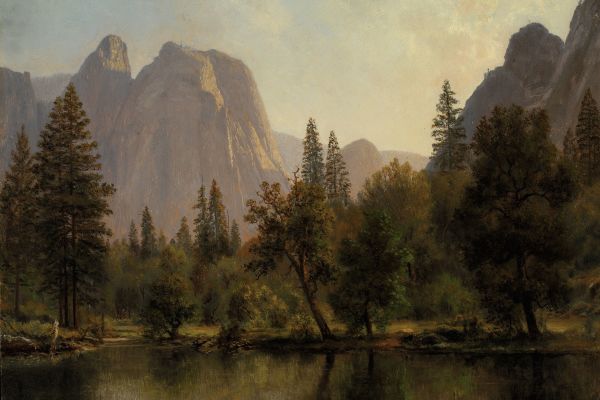 Cathedral Rocks, Yosemite Valley （大教堂岩石，优胜美地山谷）
