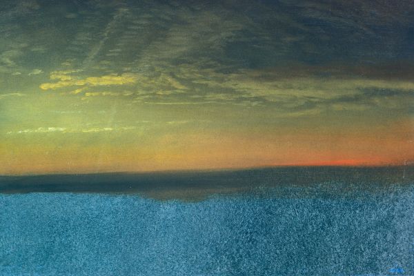 Cloud Study with Sunset （19th century）（日落云研究（19世纪））