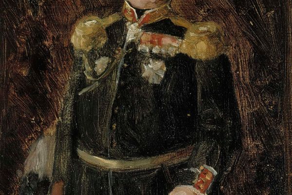 Portrait Of General Adjutant, Count Adolf Aminoff, Sketch（副官阿道夫·阿米诺夫伯爵画像）