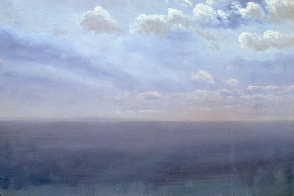 Cloud Study with Sea and Sky （19th century）（海与天的云研究（19世纪））