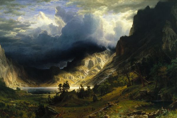 A Storm in the Rocky Mountains, Mt. Rosalie（洛基山脉的风暴罗莎莉山）