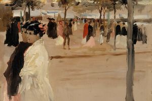 Study for the Shore Road in San Telmo, Seville（塞维利亚圣泰尔莫海岸路习作）