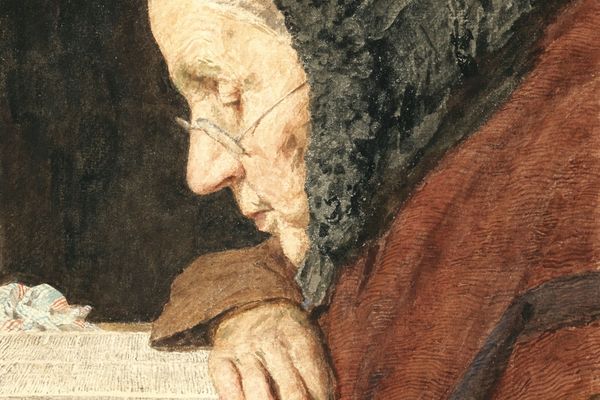 Old Woman Reading The Bible （读圣经的老妇人）