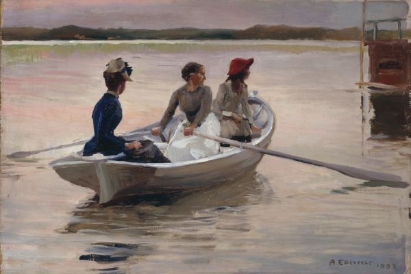 Girls in a Rowing Boat (Summer in the Archipelago)（划船的女孩（群岛的夏天））