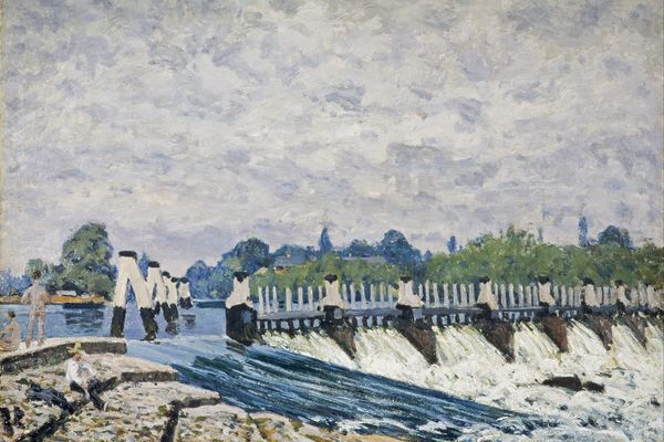 Molesey Weir, Hampton Court （莫尔西威尔，汉普顿法院）