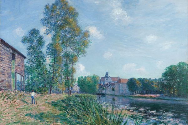 Le Loing à Moret, En été （莫雷特的夏天）