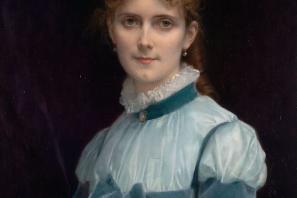 Portrait of Miss Fanny?Clapp （范妮·克拉普小姐的肖像）1881