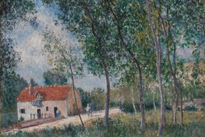 The Road from Moret to Saint-Mammès （从莫雷特到圣玛梅斯的路）