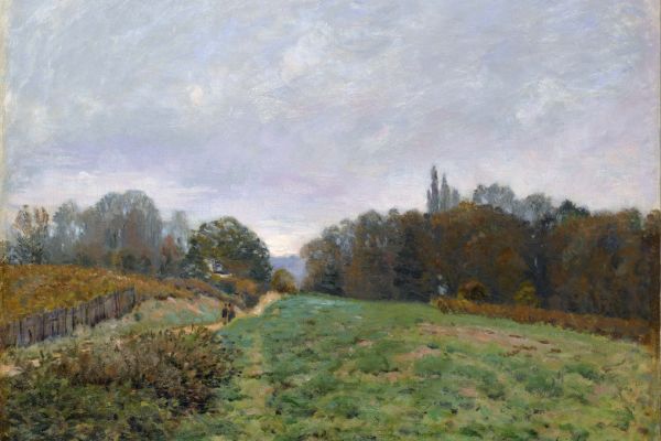 Landscape at Louveciennes （卢韦西安的风景）
