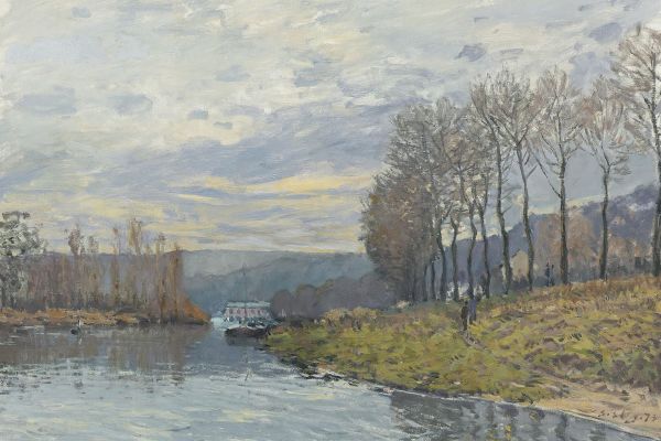 La Seine à Bougival （布吉瓦尔的塞纳河）