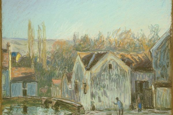 A Corner of Moret-sur-Loing （洛因河畔莫雷特的一个角落）