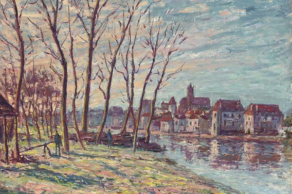 Vue de Moret （莫雷特的景色）