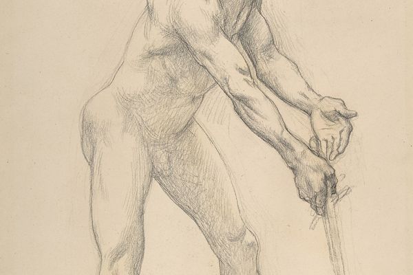 Nude Male Figure with a Sword （带剑裸男）1878