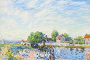 Les Oies à Saint-Mammès （圣玛梅斯的鹅）