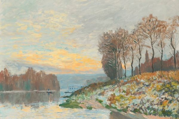 La Seine Près De Bougival （布吉瓦尔附近的塞纳河）