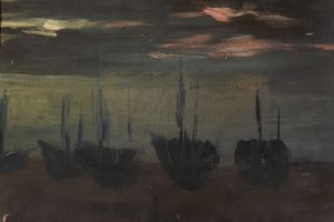 Ships in Moonlight（月光下的船）