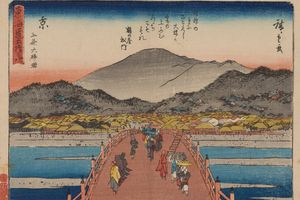 东海道五十三次Pl. 55（Tokaido gojusantsugi, Pl.55）