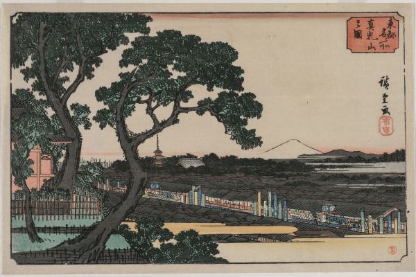 东都名胜系列中的松之山图片（Picture of Matsuchiyama, from the series Famous Places in the Eastern Capital）