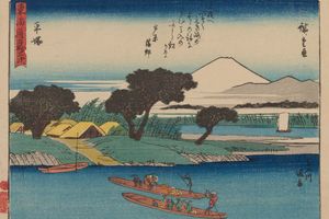 东海道五十三次Pl. 08（Tokaido gojusantsugi, Pl.08）