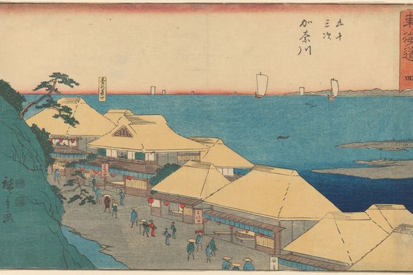 神奈川叶堂； 河边的房子（Kanagawa Yedo; House on River）