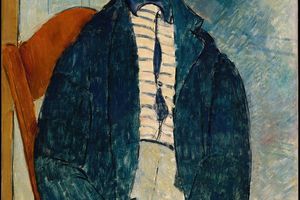 Boy in a Striped Sweater（穿条纹毛衣的男孩）