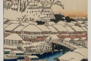 东都名胜系列松知山雪后晴（Clear Weather after Snow at Matsuchiyama, from the series Famous Places in the Eastern Capital）