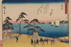 东海道五十三次Pl. 32（Tokaido gojusantsugi, Pl.32）
