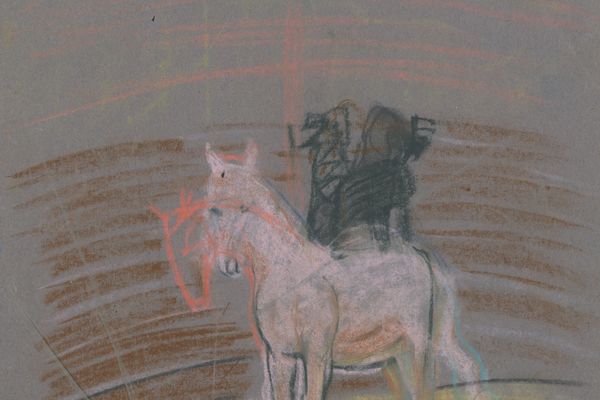 一匹马在戒指的素描(Sketch of a Horse in a Ring )