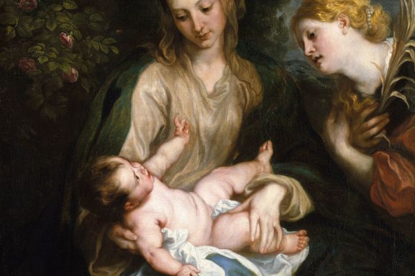 圣母子与亚历山大的圣凯瑟琳(Virgin and Child with Saint Catherine of Alexandria )
