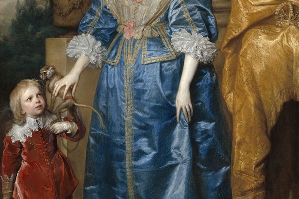 亨丽埃塔·玛丽亚女王和杰弗里·哈德森爵士(Queen Henrietta Maria with Sir Jeffrey Hudson )