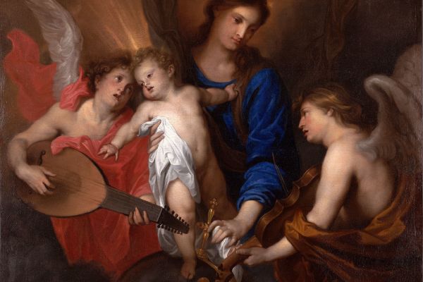 圣母子与音乐天使(Virgin and Child with Music-Making Angels )