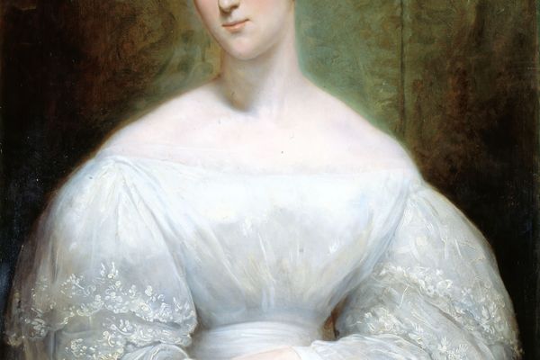 这是玛丽·奥尔良王子的肖像画(Portrait présumé de la princesse Marie d'Orléans )