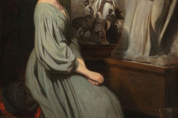 玛丽·德奥尔良公主在她的工作室里(Princess Marie d'Orléans in Her Studio )