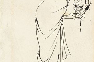 男人的头骨(Man with Skull )