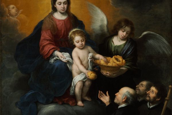 婴儿基督向朝圣者分发面包（The Infant Christ Distributing Bread To The Pilgrims）