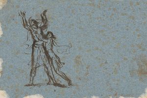 研究“耶弗他的女儿”(Study for 'Jephthah's Daughter' )