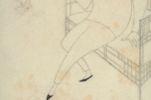 J.M.惠斯勒的漫画(Caricature of J.M. Whistler)