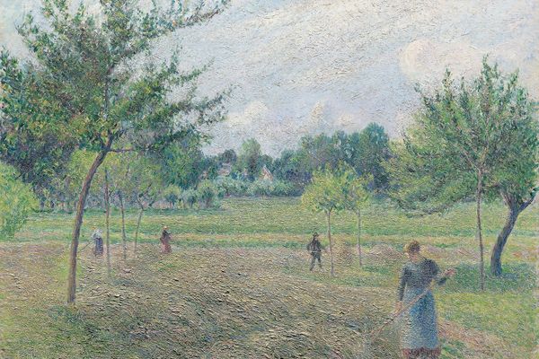 干草制作(Haymaking at éragny )