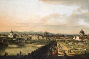 从观景宫俯瞰维也纳(Vienna Viewed from the Belvedere Palace)