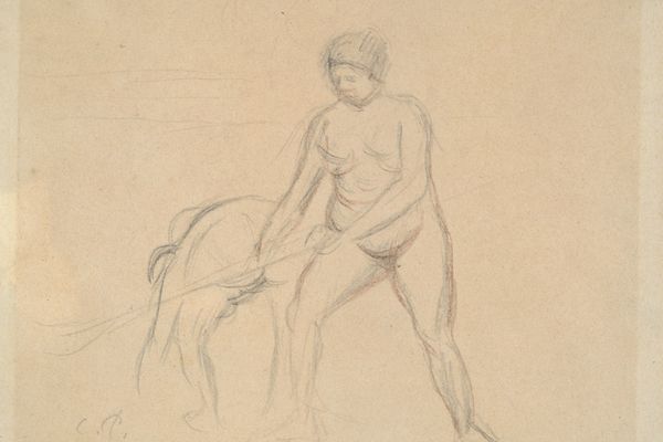 蓬图瓦兹大街（吉索尔街）(Study of Two Female Figures )