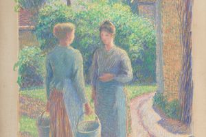 花园里的两个女人(Two Women in a Garden )