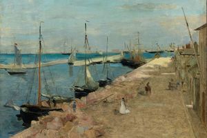 瑟堡港（The Harbor at Cherbourg ）