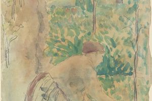 在花园里工作的女人(Woman Working in a Garden)