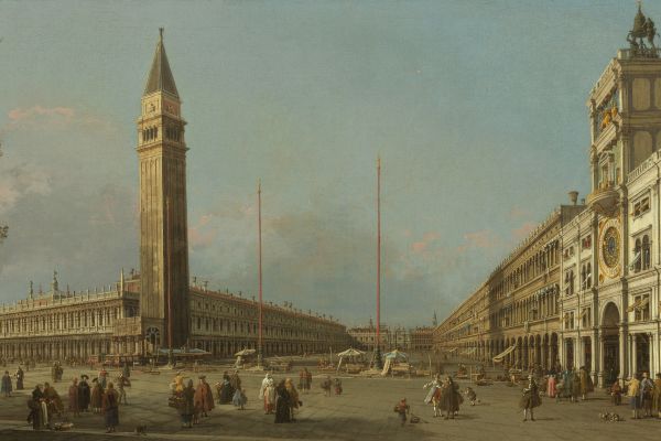 圣马可广场，南面和西面(Piazza San Marco Looking South and West )