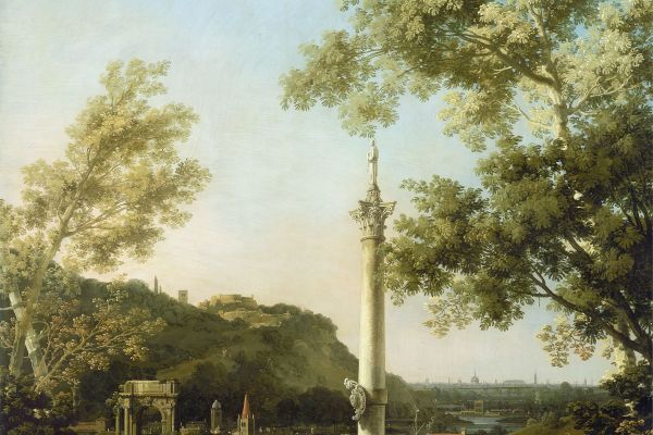 英语风景随想曲(English Landscape Capriccio with a Column )