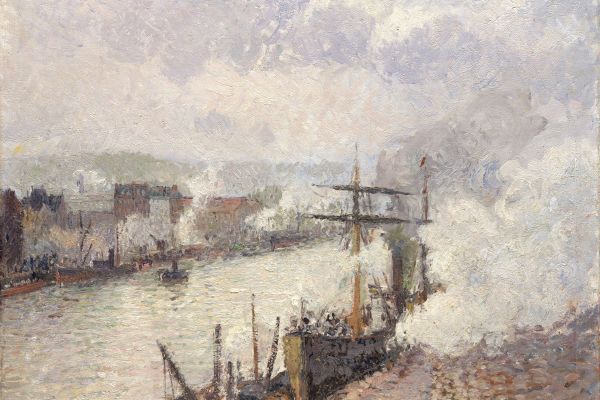鲁昂港的汽船(Steamboats in the Port of Rouen )