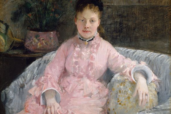 粉色连衣裙(阿尔贝蒂·玛格丽特，后来的费迪南-亨利·希姆斯夫人，1854-1935)