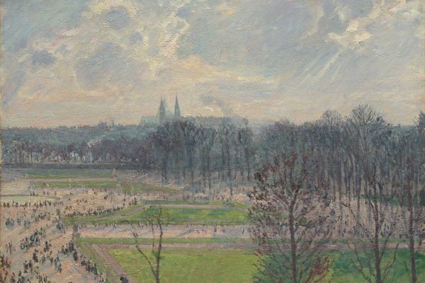 冬天下午的杜伊勒里花园(The Garden of the Tuileries on a Winter Afternoon )